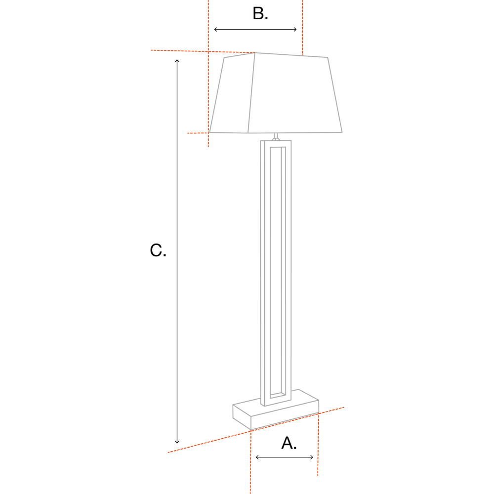 Floor Lamp Pascal - Light Brushed Brass-Eichholtz-EICHHOLTZ-114688UL-Floor Lamps-2-France and Son