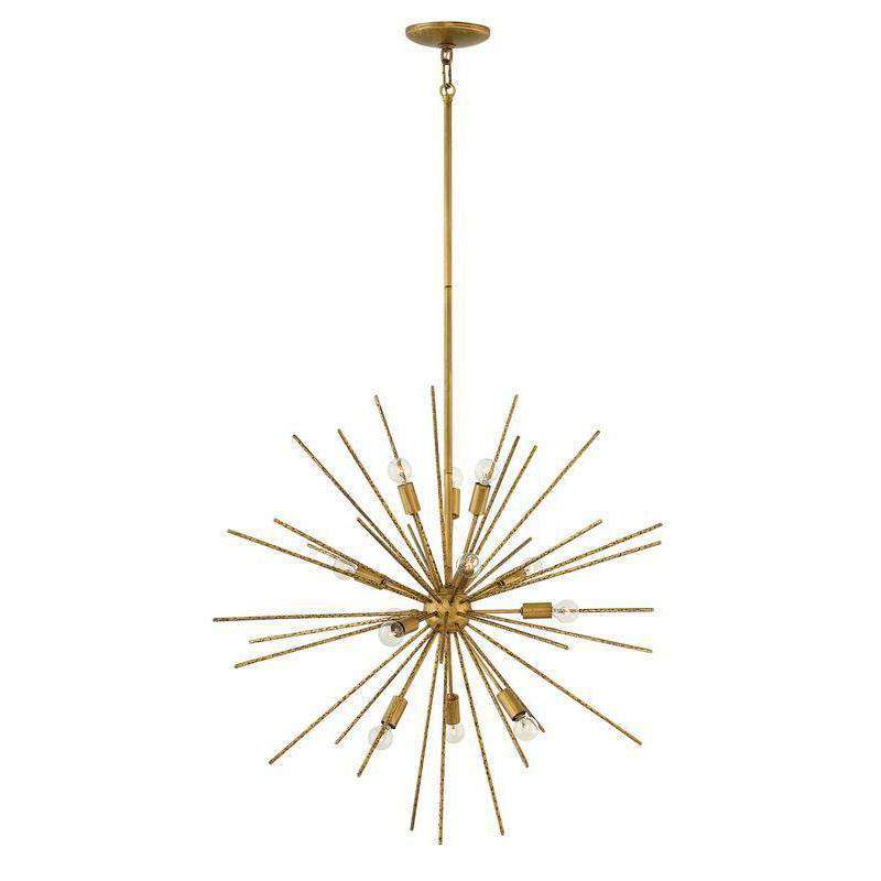Tryst Chandelier Burnished Gold-Fredrick Ramond-HINKLEY-FR43015BNG-Chandeliers-1-France and Son