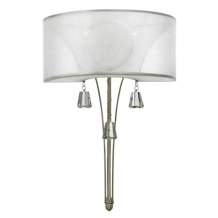 Mime Two Light Sconce Brushed Nickel*-Fredrick Ramond-HINKLEY-FR45602BNI-Wall Lighting-1-France and Son