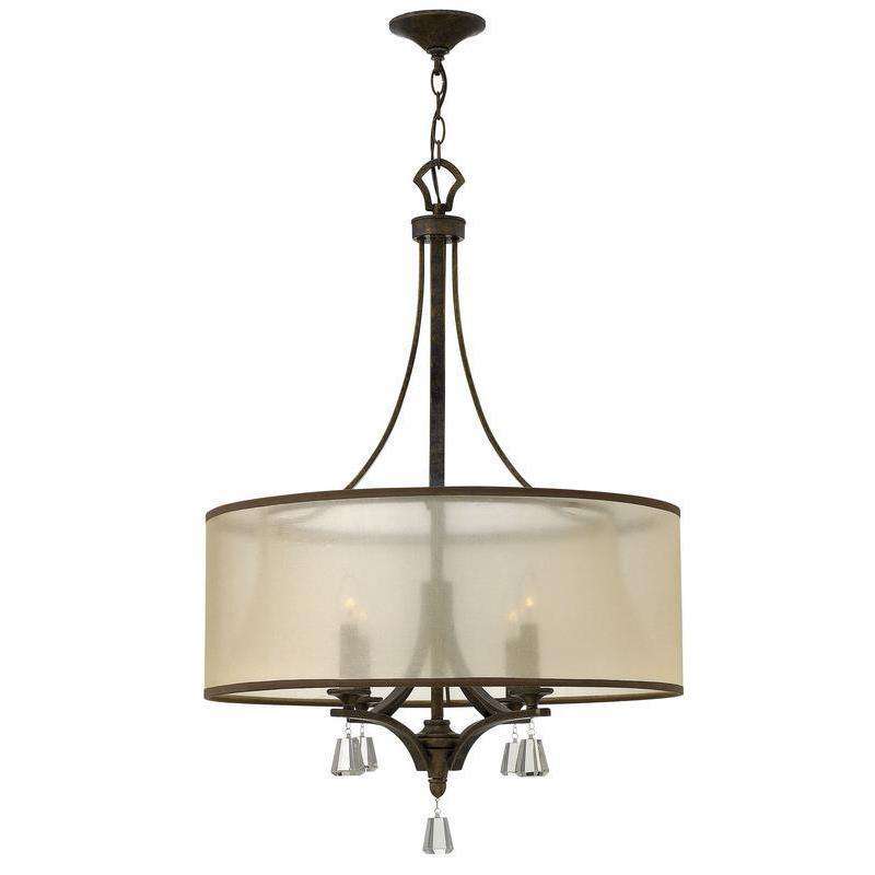 Mime Chandelier French Bronze-Fredrick Ramond-HINKLEY-FR45604FBZ-Chandeliers-1-France and Son