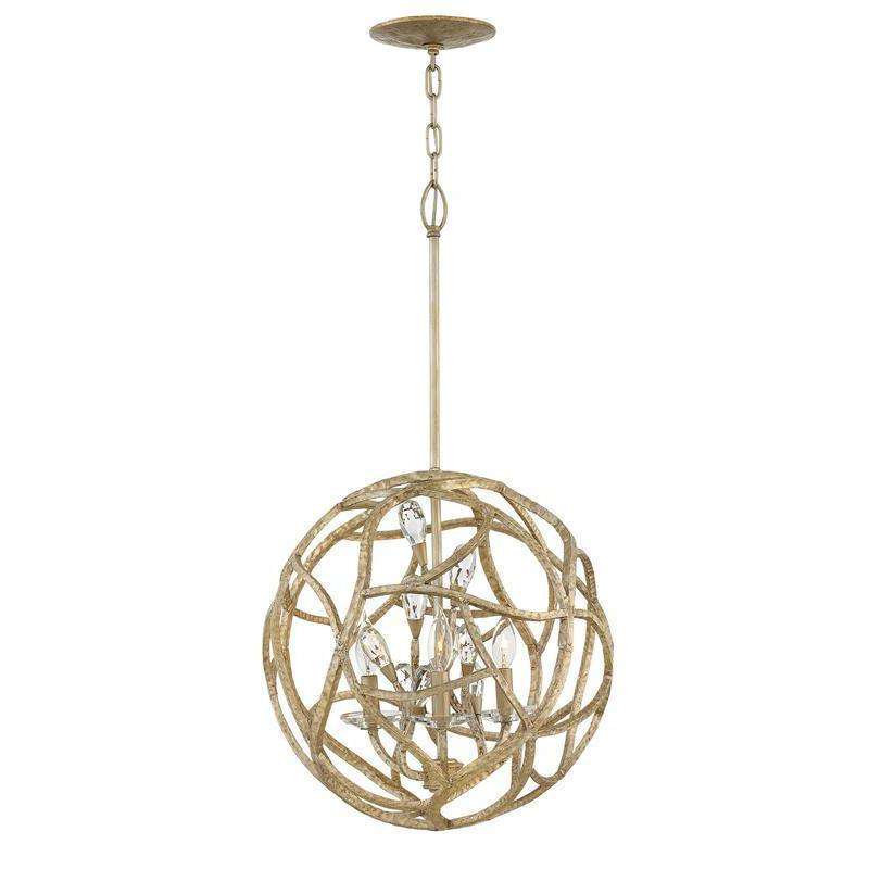 Eve Chandelier Champagne Gold-Fredrick Ramond-HINKLEY-FR46804CPG-Chandeliers-1-France and Son