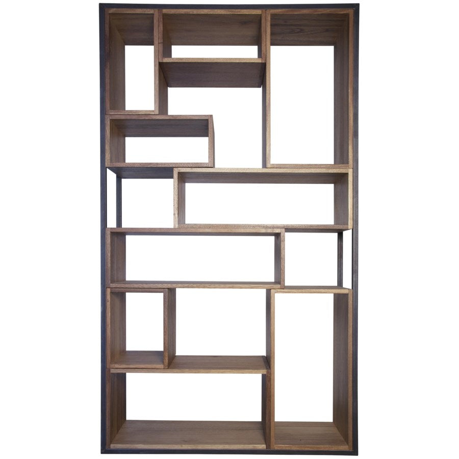 Bauhaus Bookcase-Noir-NOIR-GBCS130-Bookcases & Cabinets-2-France and Son