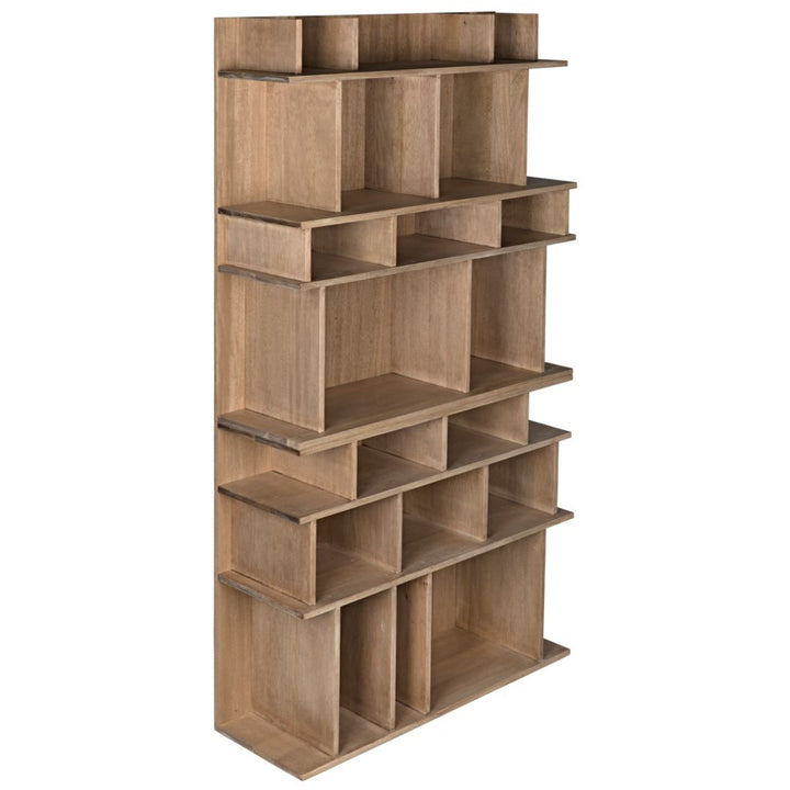 Rashi Bookcase-Noir-NOIR-GBCS196WAW-Bookcases & Cabinets-4-France and Son