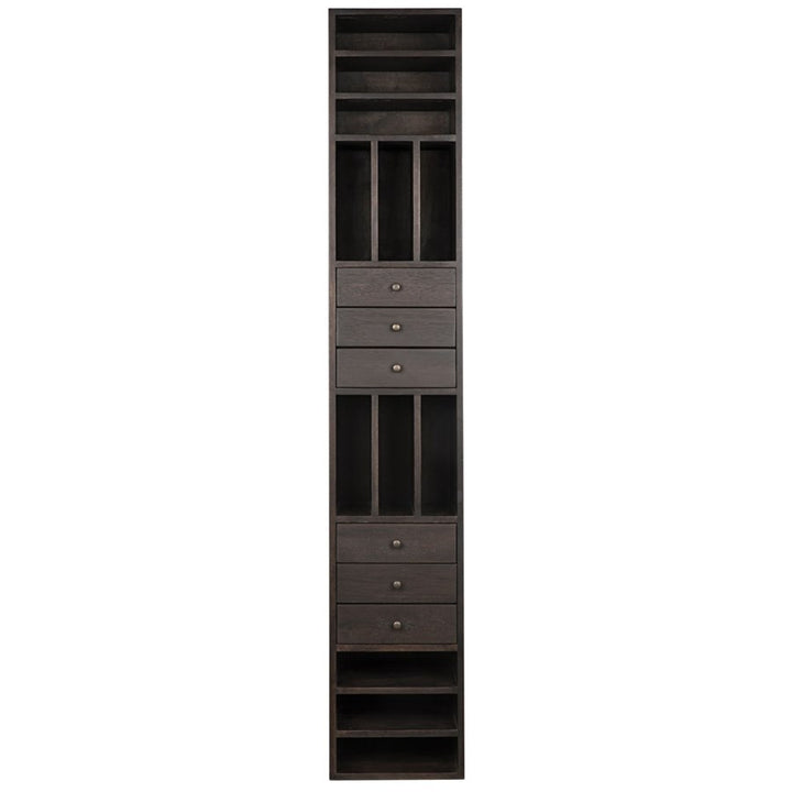 Tubula Bookcase-Noir-NOIR-GBCS208EB-Bookcases & Cabinets-4-France and Son