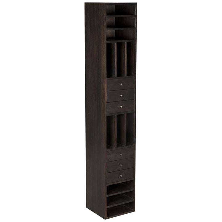 Tubula Bookcase-Noir-NOIR-GBCS208EB-Bookcases & Cabinets-1-France and Son