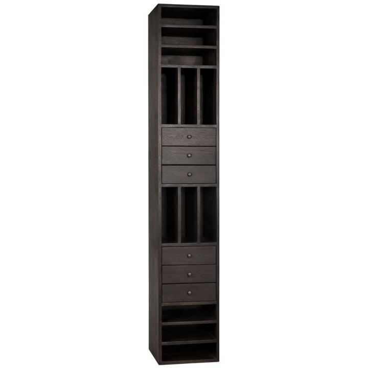 Tubula Bookcase-Noir-NOIR-GBCS208EB-Bookcases & Cabinets-3-France and Son