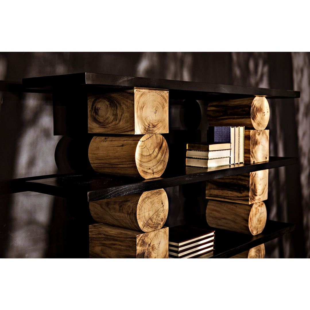 Rabban Bookcase-Noir-NOIR-GBCS227HB-Bookcases & Cabinets-5-France and Son