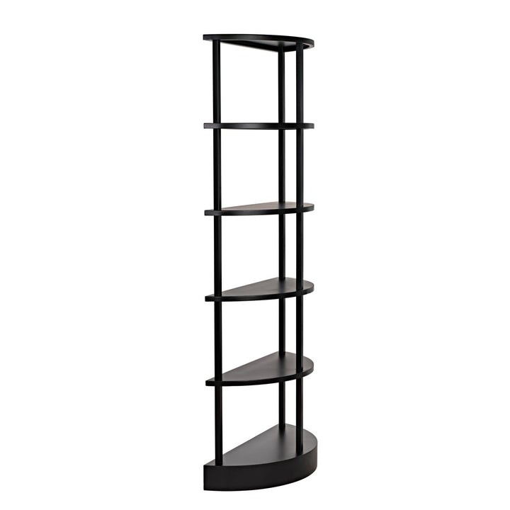 Spago Bookcase - Black Metal-Noir-NOIR-GBCS234MTB-Bookcases & Cabinets-3-France and Son