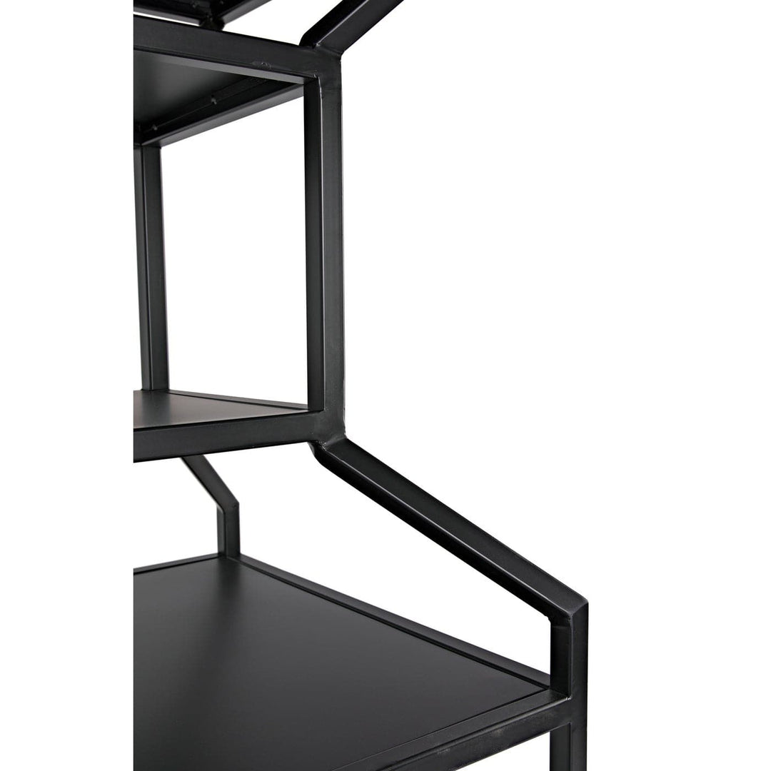 Downtown Bookcase-Noir-NOIR-GBCS235MTB-Bookcases & CabinetsDowntown A Bookcase-7-France and Son