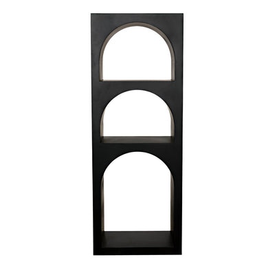 Aqueduct Bookcase-Noir-NOIR-GBCS240MTB-A-Bookcases & CabinetsSmall-4-France and Son