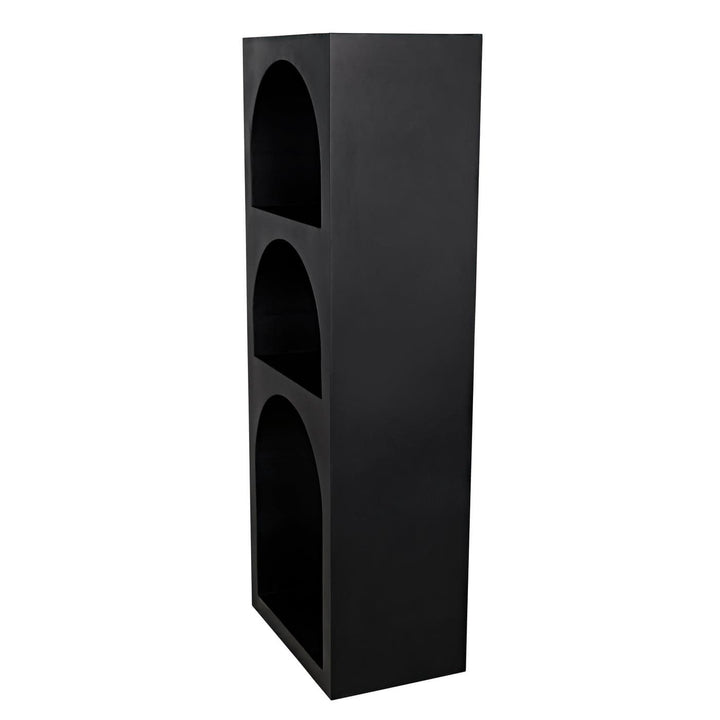 Aqueduct Bookcase-Noir-NOIR-GBCS240MTB-A-Bookcases & CabinetsSmall-7-France and Son