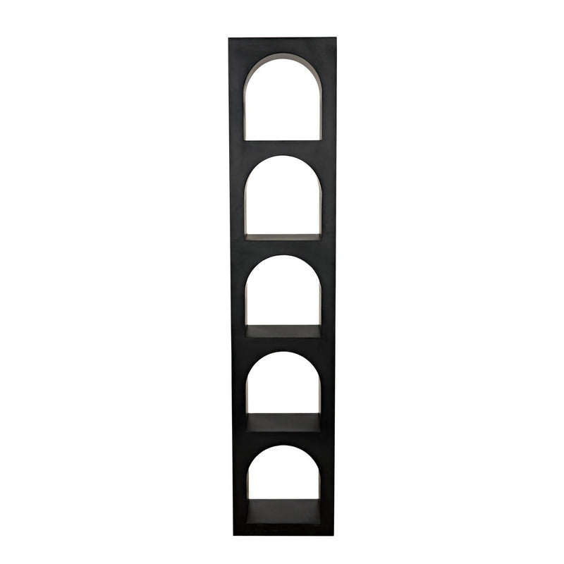 Aqueduct Bookcase-Noir-NOIR-GBCS240MTB-A-Bookcases & CabinetsSmall-6-France and Son