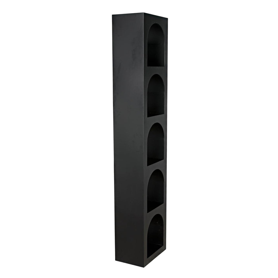 Aqueduct Bookcase-Noir-NOIR-GBCS240MTB-A-Bookcases & CabinetsSmall-9-France and Son