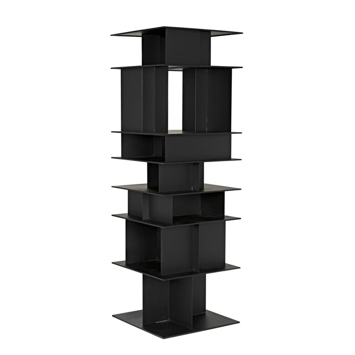 Pisa Shelf - Black Steel-Noir-NOIR-GBCS245MTB-Bookcases & Cabinets-6-France and Son