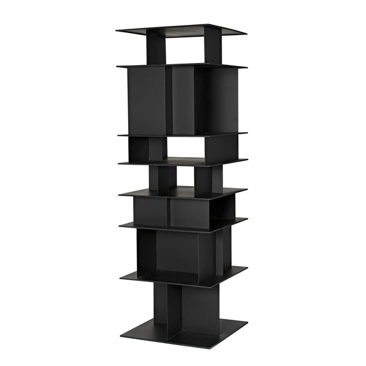 Pisa Shelf - Black Steel-Noir-NOIR-GBCS245MTB-Bookcases & Cabinets-4-France and Son