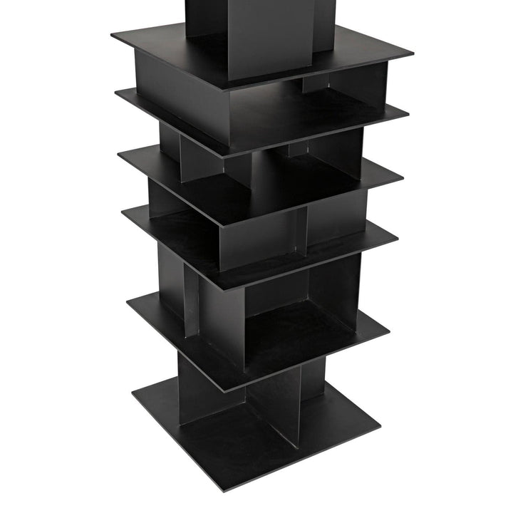 Pisa Shelf - Black Steel-Noir-NOIR-GBCS245MTB-Bookcases & Cabinets-5-France and Son