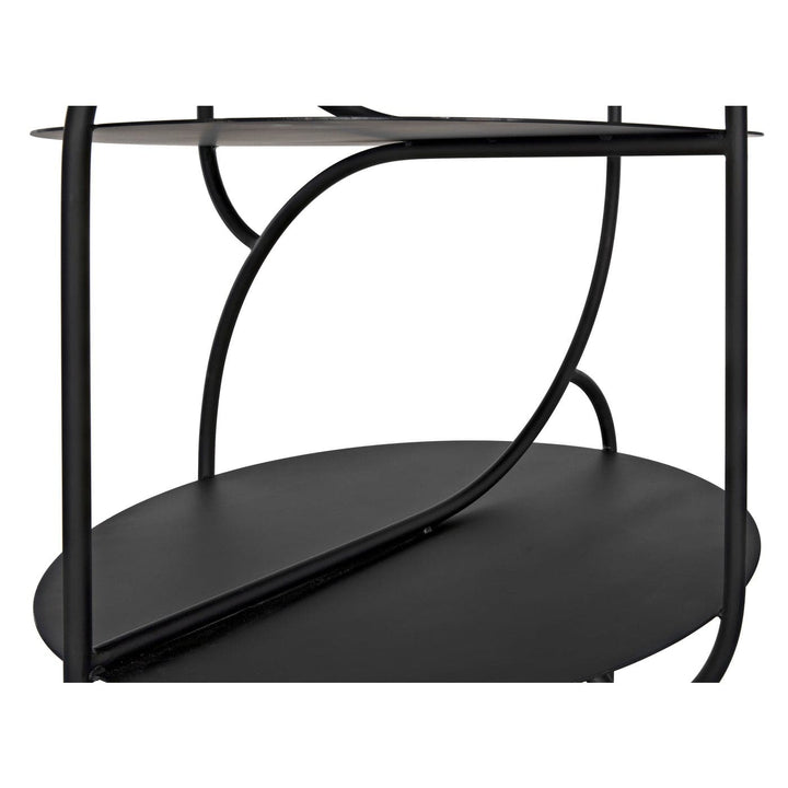 Rain Shelf-Noir-NOIR-GBCS247MTB-Bookcases & Cabinets-3-France and Son