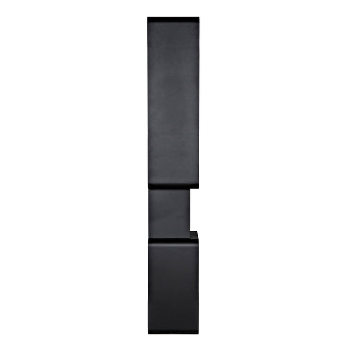 Larra Bookcase-Noir-NOIR-GBCS251MTB-Bookcases & Cabinets-3-France and Son