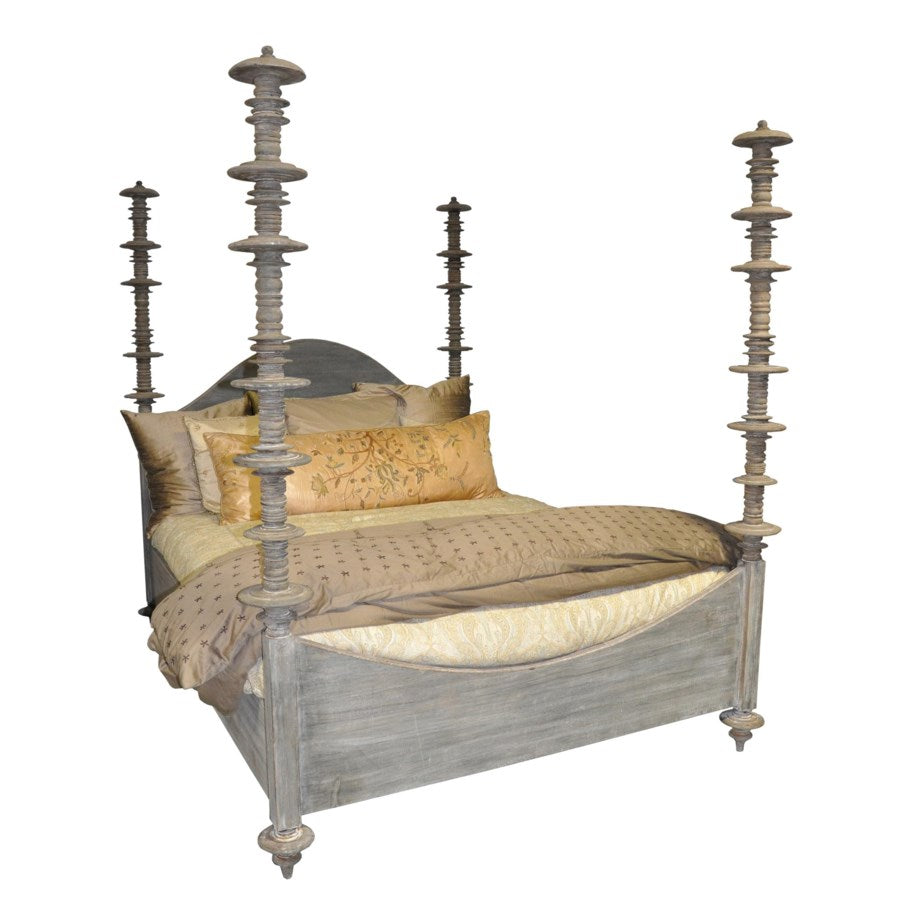 Ferret Bed-Noir-NOIR-GBED109CKWEA-BedsCal King-Weathered-4-France and Son