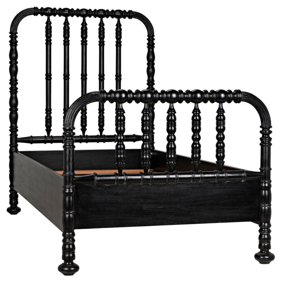 Bachelor Bed-Noir-NOIR-GBED112THB-BedsTwin-Black-2-France and Son