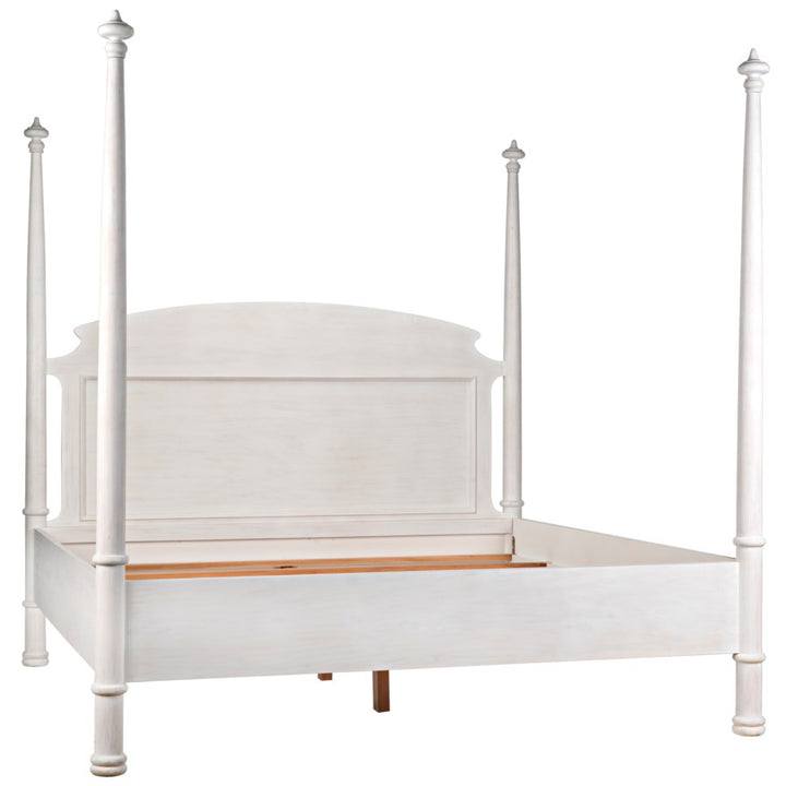 New Douglas Bed-Noir-NOIR-GBED116EKWH-NEW-BedsKing-White Wash-5-France and Son