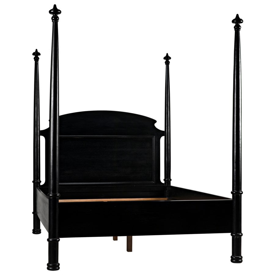 New Douglas Bed-Noir-NOIR-GBED116QHB-NEW-BedsQueen-Hand Rubbed Black-9-France and Son