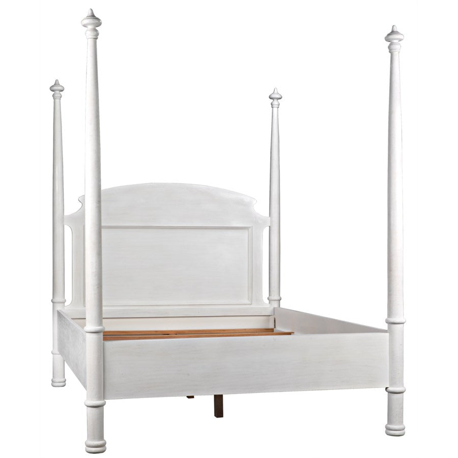 New Douglas Bed-Noir-NOIR-GBED116QWH-NEW-BedsQueen-White Wash-10-France and Son