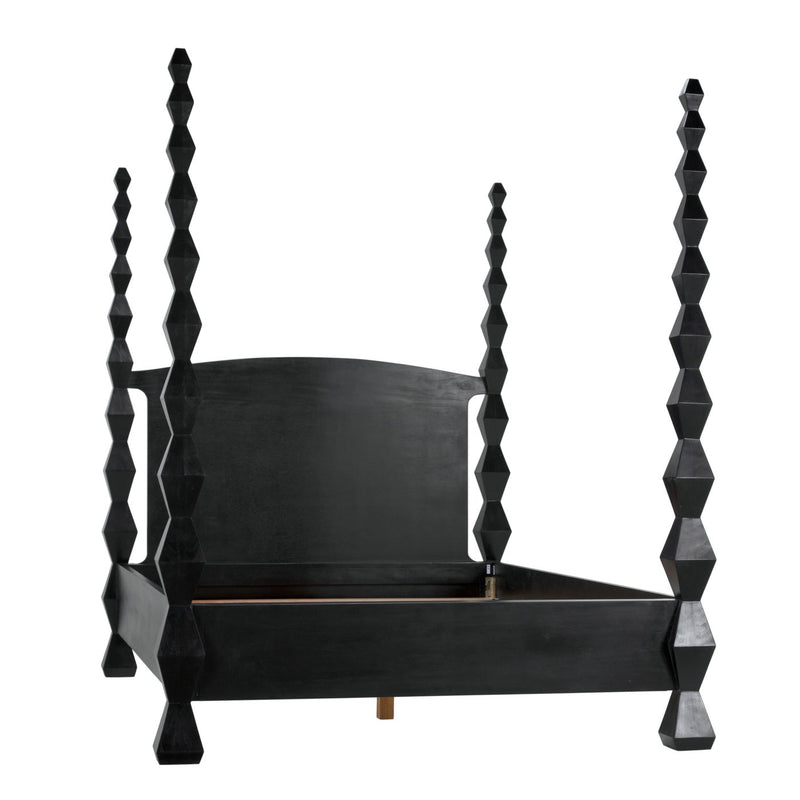 Brancusi Bed-Noir-NOIR-GBED135QHB-BedsQueen-2-France and Son