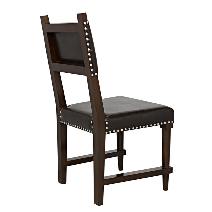 Kerouac Chair, Distressed Brown-Noir-NOIR-GCHA275D-Dining Chairs-3-France and Son