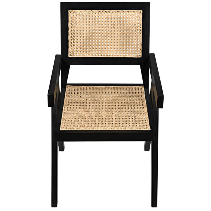 Jude Chair w/Caning-Noir-NOIR-GCHA278B-Lounge ChairsBlack-4-France and Son