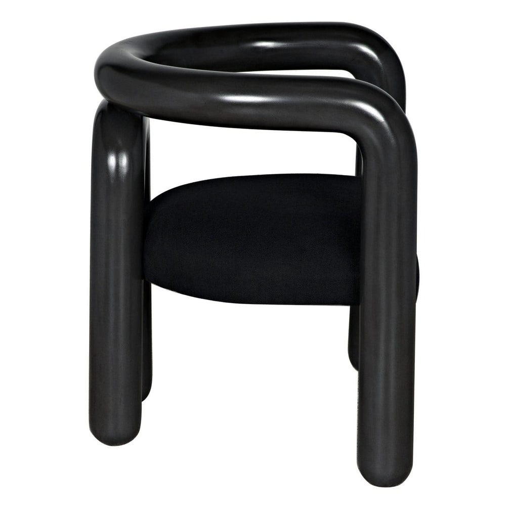 Hockney Chair-Noir-NOIR-GCHA307P-Lounge Chairs-2-France and Son