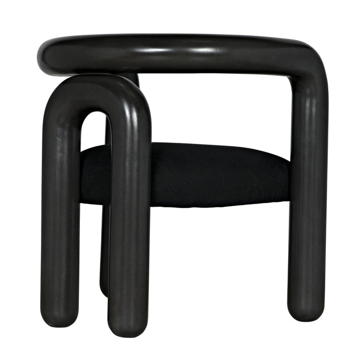 Hockney Chair-Noir-NOIR-GCHA307P-Lounge Chairs-3-France and Son