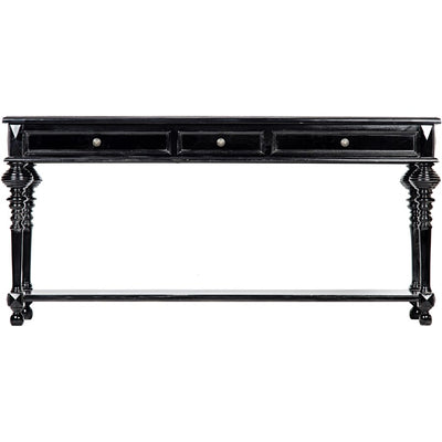 Colonial Sofa Table-Noir-NOIR-GCON102-Console TablesBlack-1-France and Son