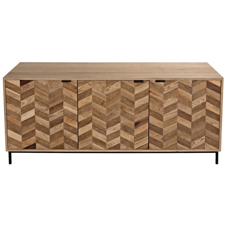 France and Son Herringbone Sideboard
