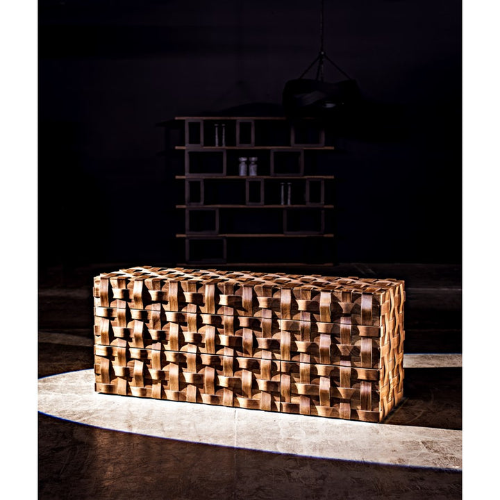 Weave Sideboard-Noir-NOIR-GCON305BW-Sideboards & CredenzasBleached Walnut-3-France and Son