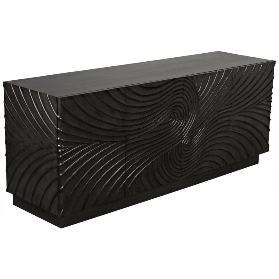 Cavalier Sideboard-Noir-NOIR-GCON333P-Sideboards & Credenzas-6-France and Son