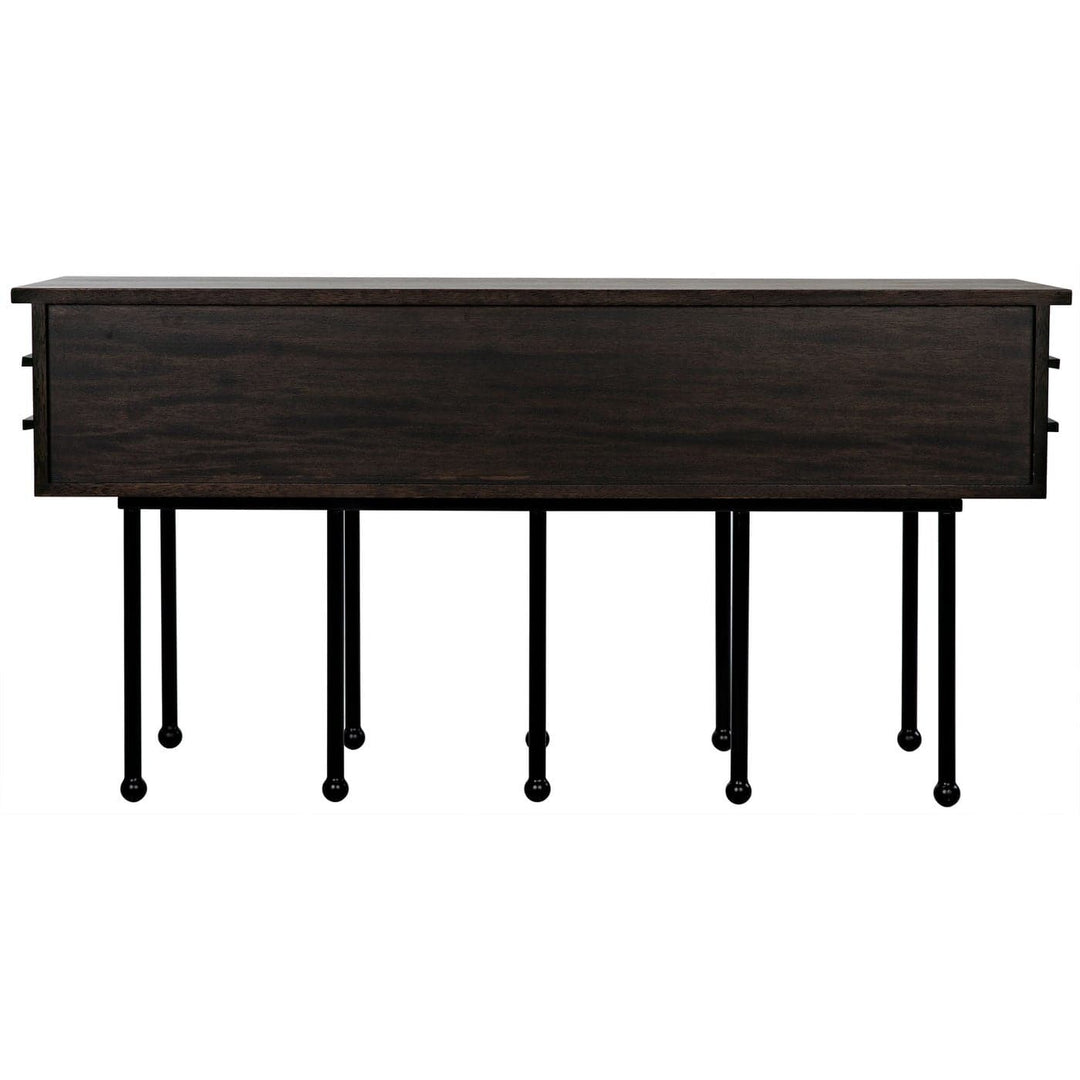 Oliver Console - Ebony Walnut-Noir-NOIR-GCON355EB-Media Storage / TV Stands-5-France and Son