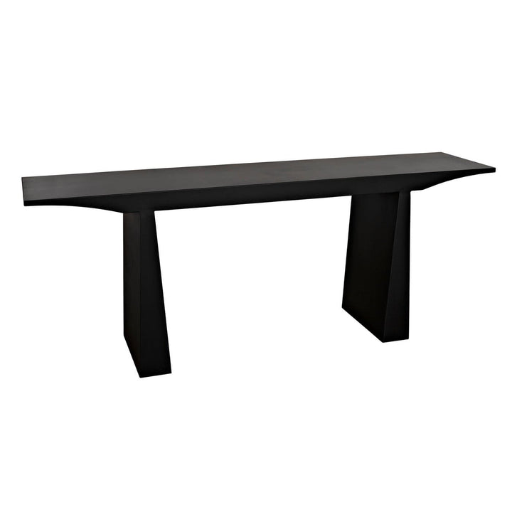 Truss Console - Black Metal-Noir-NOIR-GCON379MTB-Console Tables-3-France and Son