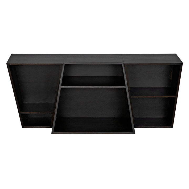 Fatal Sideboard - Ebony Walnut-Noir-NOIR-GCON391EB-Sideboards & Credenzas-4-France and Son