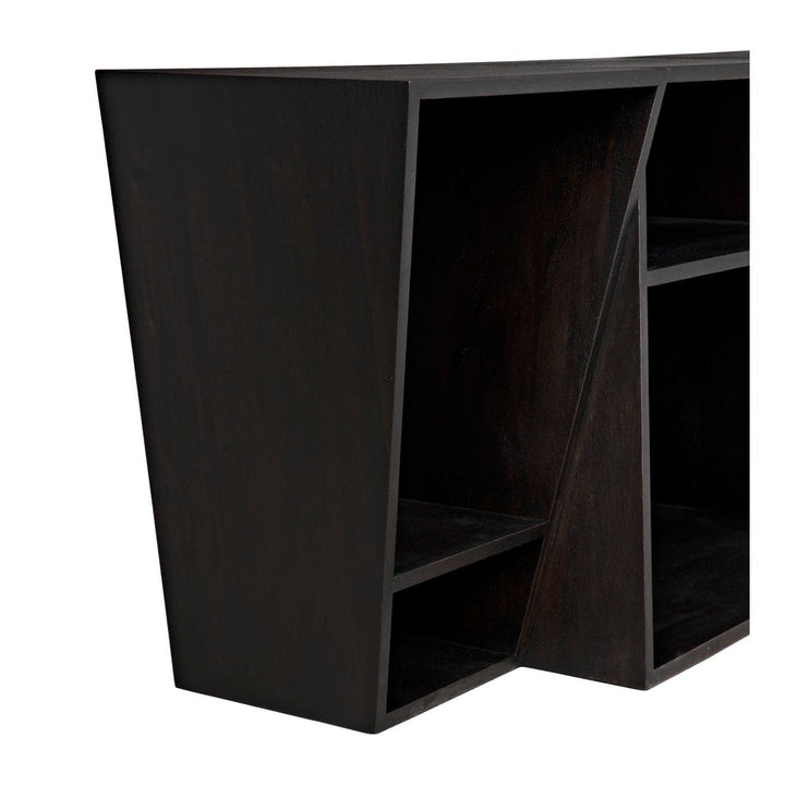 Fatal Sideboard - Ebony Walnut-Noir-NOIR-GCON391EB-Sideboards & Credenzas-5-France and Son