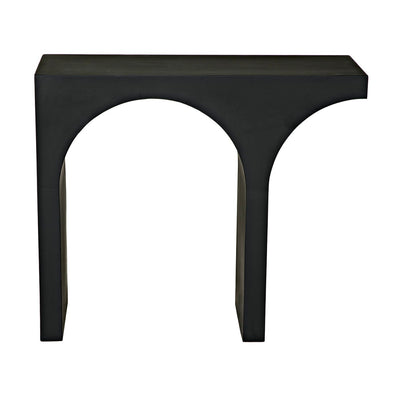 Maximus Console/Side Table, black steel-Noir-NOIR-GCON396MTB-Side Tables-1-France and Son