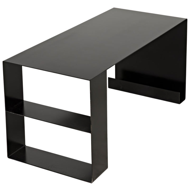 Black Metal Desk-Noir-NOIR-GDES126MTB-Desks-5-France and Son