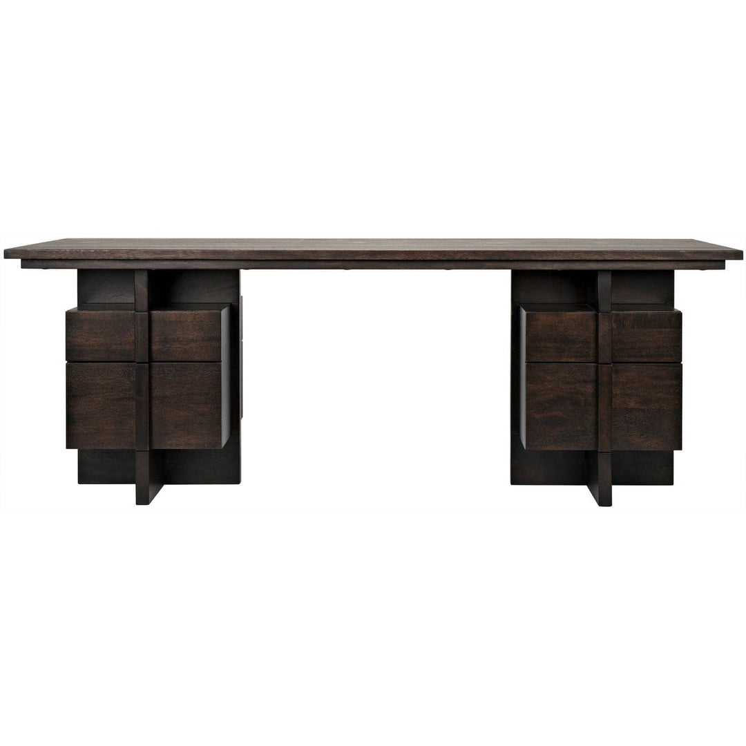 Bridge Desk, Ebony Walnut-Noir-NOIR-GDES180EB-Desks-1-France and Son