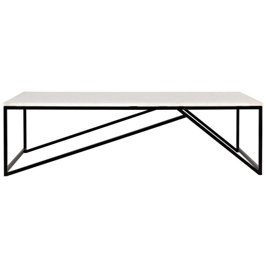 Molimo Coffee Table with Black Metal-Noir-NOIR-GTAB1025MTB-Coffee Tables-3-France and Son