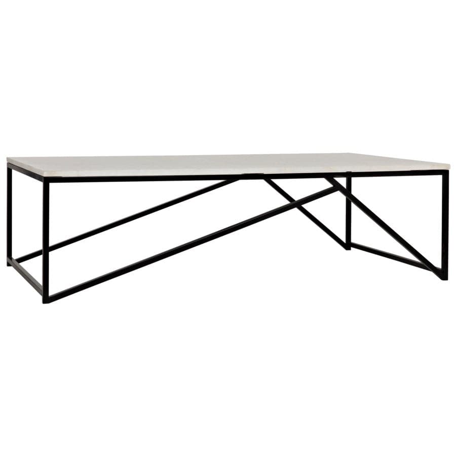 Molimo Coffee Table with Black Metal-Noir-NOIR-GTAB1025MTB-Coffee Tables-1-France and Son