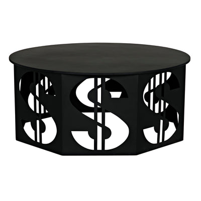 Dollar Coffee Table Black Steel-Noir-NOIR-GTAB1119MTB-Coffee Tables-3-France and Son