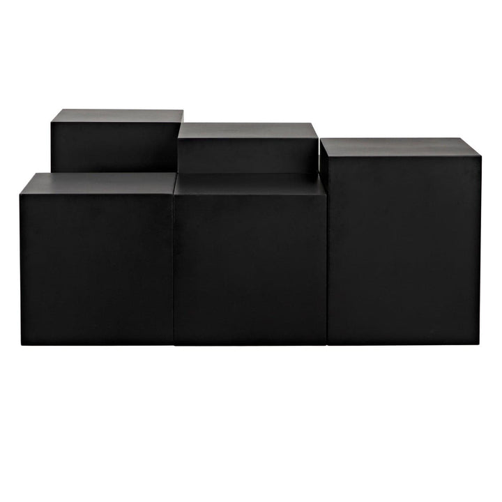 Stein Coffee Table - 3 pcs-Noir-NOIR-GTAB1123MTB-Coffee Tables-6-France and Son