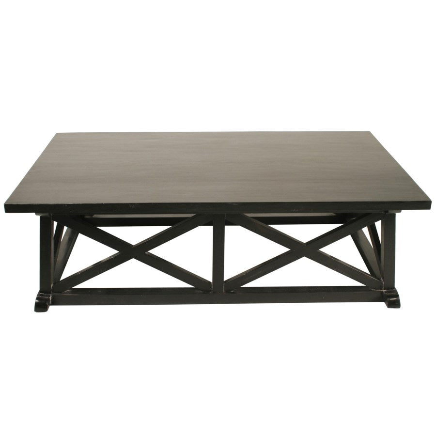 Sutton Coffee Table-Noir-NOIR-GTAB121HB-Coffee TablesHand Rubbed Black-1-France and Son