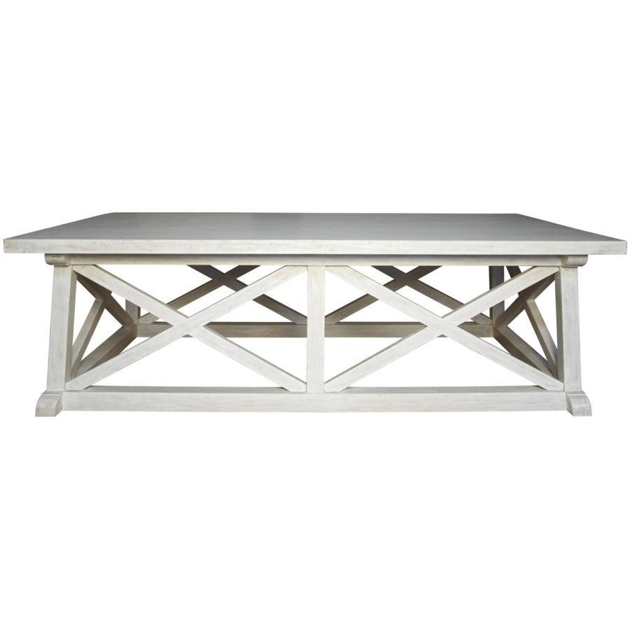 Sutton Coffee Table-Noir-NOIR-GTAB121WH-Coffee TablesWhite Wash-2-France and Son