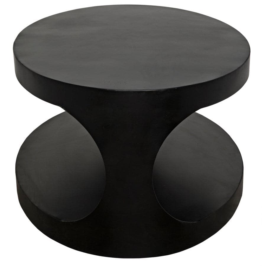 Eclipse Oval Coffee Table-Noir-NOIR-GTAB132MTB-Coffee Tables-5-France and Son